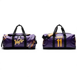 Sac de sport personnalisé sublimé, imperméable, grande capacité, pour le football, les voyages et la salle de sport, activités de plein air de haute qualité - Product Image 1