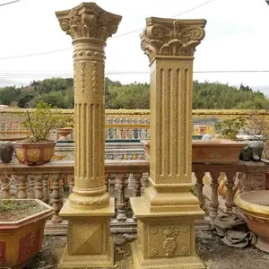 批发价格建筑装饰水泥成型预制混凝土模具硅橡胶柱模具柱罗马