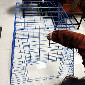 90*90*90 Horoz Kafesi 3 mm 4 mm Tel Çaplı PVC Kaplı Kare Tavuk Kafesi Horoz Dövüşleri İçin - Product Image 4