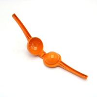 Presse-agrumes manuel en aluminium de couleur Orange de qualité supérieure, citron, citron, Orange, agrumes, avec Logo personnalisé
