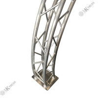 Truss de espiga de alta calidad aprobado por Tuv, armazón de arco de aluminio personalizado con placa base para espectáculo