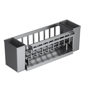 Estante de Almacenamiento Minimalista para Cocina, Organizador de Fregadero Multifuncional de Plástico, para Utensilios, Palillos, Cuchillos, Jabón para Platos - Product Image 2