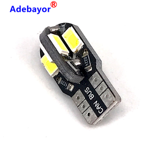 Canbus W5W 194 Bulbs 168 T10 Ổ Cắm 8 Smd 5630 5730 Chip Led Xe Giấy Phép Mảng Ánh Sáng Không Có Lỗi DC 12V Trắng Auto Reading Đèn - Product Image 5