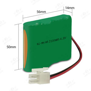 Batería recargable Nimh de hidruro metálico de níquel 4,8 AA 2100mAh para monitor de presión arterial <span class=keywords><strong>Omron</strong></span> HEM907 y - Product Image 2