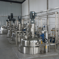Bioréacteur en acier inoxydable Fermenteur 1000L-20000L Option automatique PLC Grade Utilisation en laboratoire Capacités 20L-200L