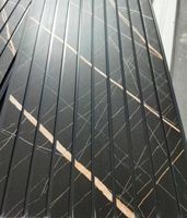Diseños de Panel de Techo de PVC de 8 mm Impermeable, Falso Plafón de Tiras de PVC Tipo Madera para Cocina