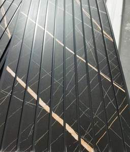 防水8mm Pvc天井パネルデザインPvc偽ストリップウッドパネルキッチン用 - Product Image 4