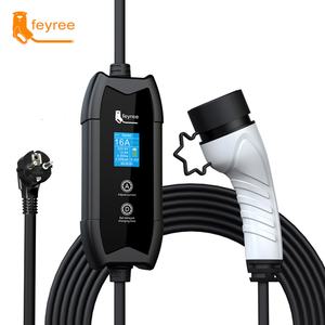 Station de recharge pour véhicules électriques EVSE de niveau 2 portable FYEP05, type 2, 16A, 3,5 kW, état neuf - Product Image 1