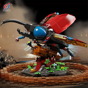 Set <span class=keywords><strong>de</strong></span> Bloques <span class=keywords><strong>de</strong></span> Construcción <span class=keywords><strong>de</strong></span> Insectos Chengji, Decoración Creativa, Simulación, Cognición, Educación, Juguetes <span class=keywords><strong>de</strong></span> Animales Mecánicos - Product Image 4