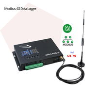 Enregistreur de données de compteur d'eau multifonction Réseau 4G Haute température Humidité Instruments de mesure électroniques