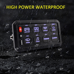 8 gang RGB <span class=keywords><strong>Dimmer</strong></span> bảng chuyển đổi có thể được kết nối với các <span class=keywords><strong>LED</strong></span> DC <span class=keywords><strong>12V</strong></span>-24V sản phẩm GM điều khiển chuyển đổi ánh sáng Hộp bảng điều chỉnh là tốt - Product Image 6