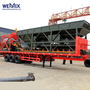 YHZM2000 Centrale à béton mobile Centrale à béton mobile Mélangeur à tambour Mélangeur à tambour Centrale à béton mobile - Product Image 1