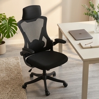 Chaise de bureau ergonomique moderne anti-fatigue en maille – Extensible, empilable, améliore la posture, construction en nylon pour la maison, le bureau et l'atelier