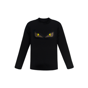 Sweat-shirt unisexe surdimensionné à col rond imprimé Little Monster, tissé, tendance et avant-gardiste, décontracté, polyvalent et écologique - Product Image 5