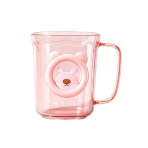 Cute Plastic Mouthwash Cup With <b>Toothbrush</b> <b>Holder</b> Cartoon Design For Home Dorm Student Use - Product Image 5