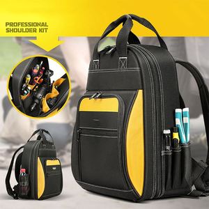 Heavy Duty Comfortable Convenient Oxford Electrical Work Tools Backpack Electrician's Tool Bag Multi Purpose Storage Bag - Product Image 6