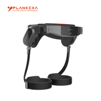 Robot exosquelette Plankexa Climber 3 alimenté par l'IA, en fibre de carbone noire, alliage d'aluminium, nylon, booster, couple de 30 N-m, batterie de 5000 mAh