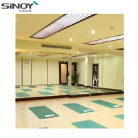 Miroir de danse de grande taille pour studio, durable, haute réflectivité, écologique, pour studio de danse et salle de sport
