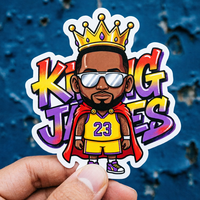 Etiqueta Adhesiva con Logotipo Impreso Personalizado, Etiqueta Brillante con Corte Kiss Cut, Adhesivo de Vinilo Impermeable, Etiquetas Troqueladas