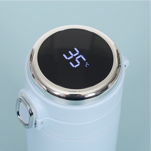 2025 Products Bouncing <b>Cup</b> 320ml Temperature Display Pea Vacuum <b>Cup</b> Bottle <b>Double</b> <b>Wall</b> Stainless Steel Vacuum Insulated Drinking - Product Image 2