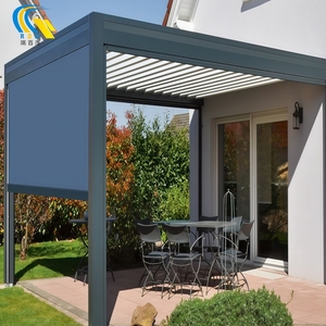 Vente directe d'usine, pergola extérieure imperméable, profil en aluminium, cadre métallique pour garages, auvents et abris de voiture - Product Image 3