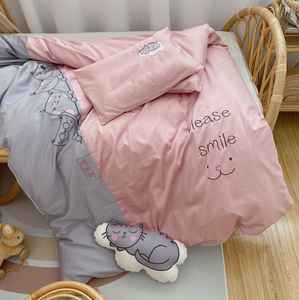 Tùy Chỉnh 100% Cotton 3-Mảnh Bộ Đồ Giường Đặt Độc Đáo Cá Nhân Thiết Kế Thoáng Khí In Tấm Ga Giường Comforter 300TC Chủ Đề - Product Image 5
