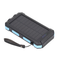Batterie solaire de Type c, 30000mah, double Usb, chargeur de téléphone, Camping, Station solaire Portable étanche