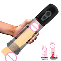 Pompe à pénis en silicone pour hommes, masturbateur à pression d'air, manchon en ABS, appareil de bien-être pour adultes