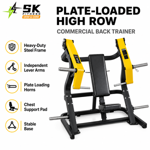Máquina de Press de Pecho SK con Carga de Placas, Equipo Comercial de Gimnasio para Entrenamiento de Fuerza Sentado, Set Completo para Centro de Fitness Profesional - Product Image 2