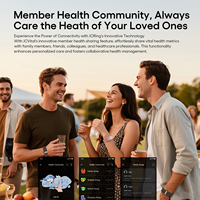 Bracelet intelligent exclusif JCVital V1 avec brevet CE, SDK, API pour la gestion de la santé personnelle à domicile, système logiciel complet