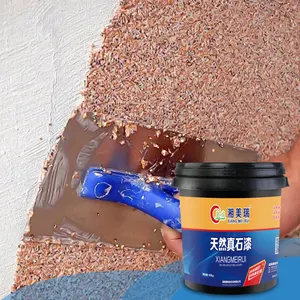 Z-2000 pintura acrílica pedra natural para revestimento exterior em casa exterior marmore e granito parede spray aplicação