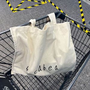 Bolsa de Mano de Lona Gruesa de Alta Calidad, Bolsa de Compras de Algodón de Color Natural Resistente para Libros, Comestibles y Uso Diario - Product Image 5