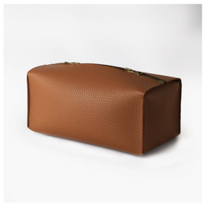 Boîte à mouchoirs de style nordique, boîte à mouchoirs carrée en cuir, couvercle pour mouchoirs domestiques, sac à mouchoirs en cuir, personnalisable. - Product Image 2