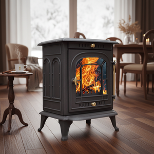 Estufas <span class=keywords><strong>de</strong></span> <span class=keywords><strong>Leña</strong></span> al Mejor Precio para Chimenea <span class=keywords><strong>de</strong></span> <span class=keywords><strong>Leña</strong></span> <span class=keywords><strong>de</strong></span> Uso Interior con Diseño <span class=keywords><strong>de</strong></span> Chimenea Independiente - Product Image 1