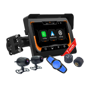 Chất lượng cao 7 ''moto 2K Video Recorder TPMS không dây Carplay <span class=keywords><strong>Monitor</strong></span> Navigation GPS <span class=keywords><strong>Android</strong></span> Auto Carplay màn hình cho xe máy - Product Image 1