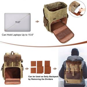 Bolso de Cámara de Gran Capacidad con Doble Correa, Resistente a Arañazos, con Logotipo Personalizado, Venta Caliente de Fábrica BSCI - Product Image 3