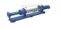 Pompe à vis simple en acier inoxydable de type M pour le transport de résidus de pommes de terre