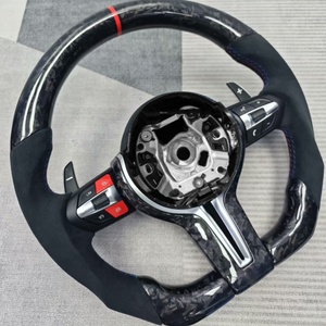 Volant en fibre de carbone forgé personnalisé pour <span class=keywords><strong>BMW</strong></span> F30 F10 M5 F90 F20 X5 E70 X6 E71 E46 M3 E39 E60 E92 M4 F36 F32 - Product Image 3