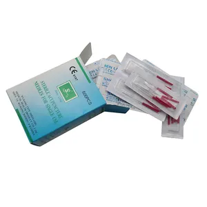立即购买中药500支/盒无菌针灸针塑料手柄针中国疗法一次性无菌针灸