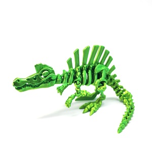Série de dinosaures multicolores imprimés en 3D avec articulations mobiles et bouche ouvrable, modèle de collection - Product Image 6