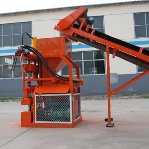 Machine de fabrication de briques imbriquées en terre d'argile LY1-10, machines de briques en vente