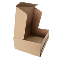 Logo personnalisé ondulé auto-scellant Postal Zipper Mailing Kraft Mailer boîtes adhésif déchirure bandes expédition Zipper Box