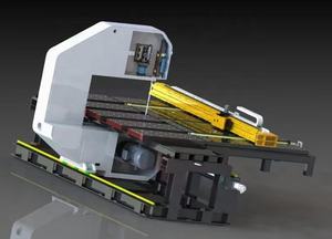 Machine à scier verticale, v, pour plaque de métal en alliage d'aluminium - Product Image 4