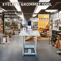 DS-818DSA semi-automatique Oeillet Bouton Machine à coudre avec dispositif d'alimentation indépendant