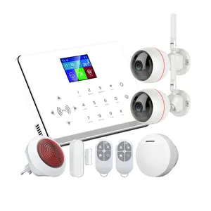 Multi-function Shop Adt Systems Home Burglar 4g Gsm Security Tuya Wi-fi Alarm System