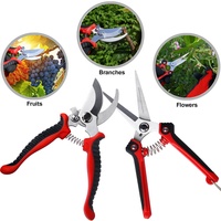 Zwo VERTAK — jeu de ciseaux de jardinage en acier inoxydable, 2 pièces, pour le jardinage, la branche des fleurs