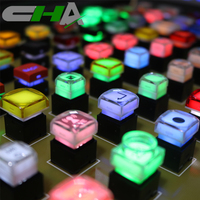CHA Harga Bagus 12mm 15mm 17mm 12V Saklar Tombol Tekan Berlampu On&Off Latching Momentary Led Tactile Switch