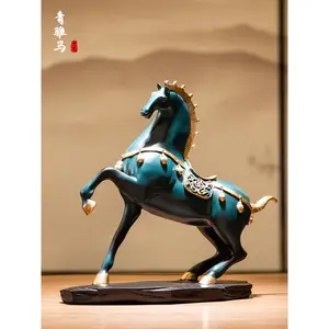 定制风水战马雕像树脂中国生肖马摆件艺术品礼品收藏雕像雕塑