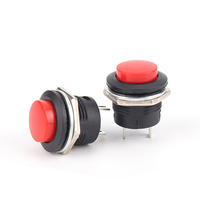 Interrupteur à bouton-poussoir momentané 12 volts, interrupteur à bouton-poussoir rond, interrupteur à bouton-poussoir mécanique