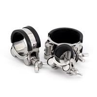 Colliers de serrage doublés de caoutchouc de 32mm avec serrage de collier de serrage de tuyau d'insertion pour envelopper les colliers en C de tuyau R